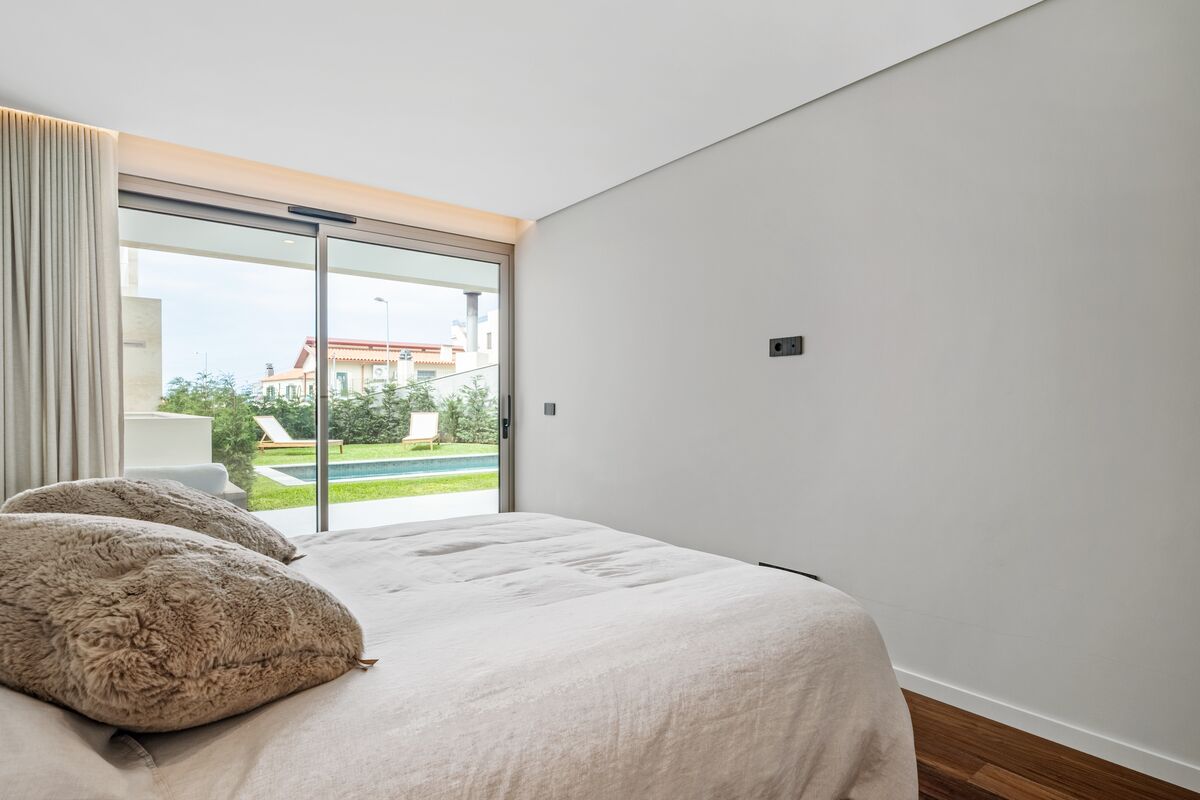 Master bedroom with garden access